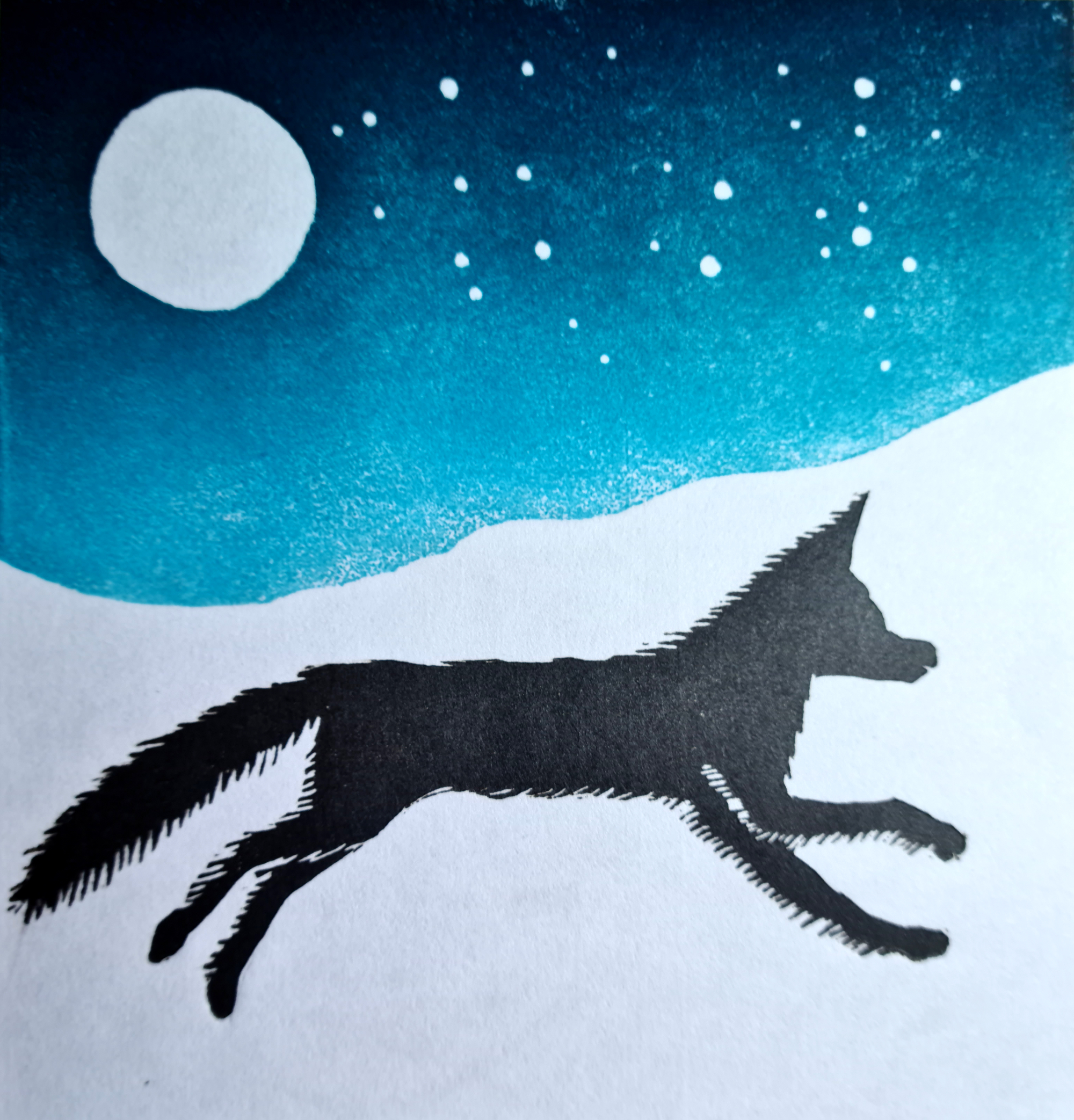 Winter fox image