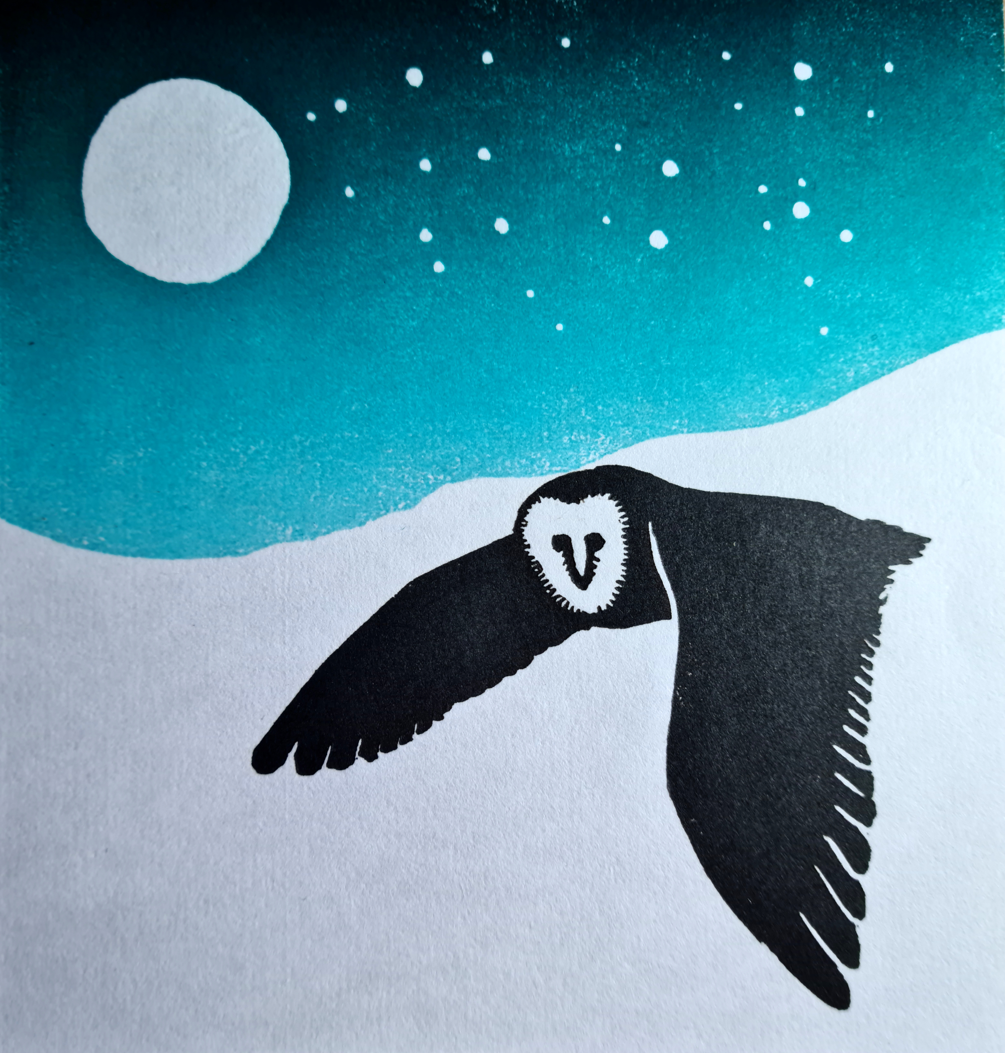 Winter owl image